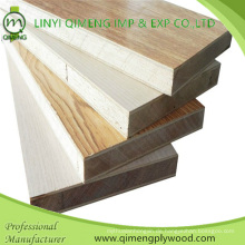 Linyi Fabrik Natur Veneer oder Melamin Papier Gesicht 16mm 17mm 18mm Block Board Block Board Sperrholz mit Möbel Verwendung
